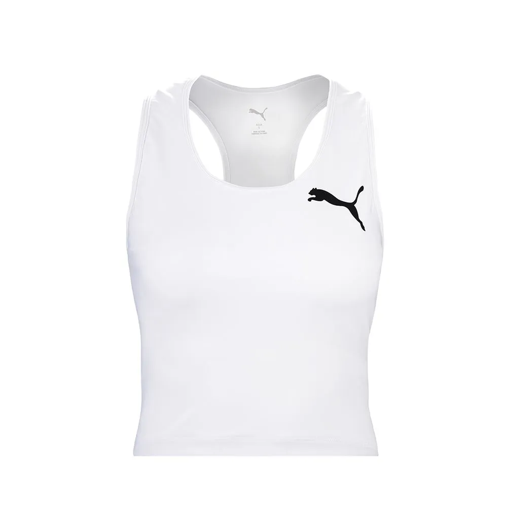PUMA Sleeveless Sports Shirts Women's White Other