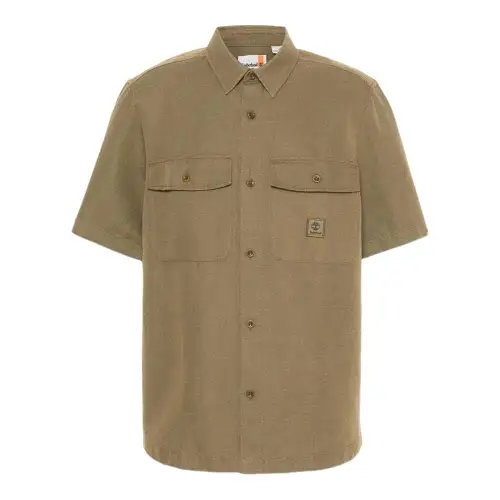 Timberland Shirts Men's Khaki Lapel Moderate Other