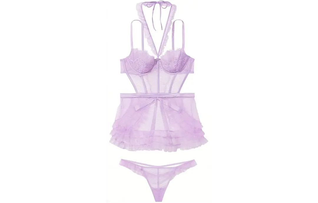Victoria's Secret Underwear Set Women's Light Purple