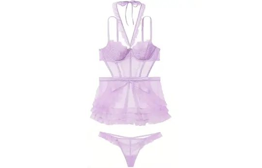 Victoria's Secret Underwear Set Women's Light Purple