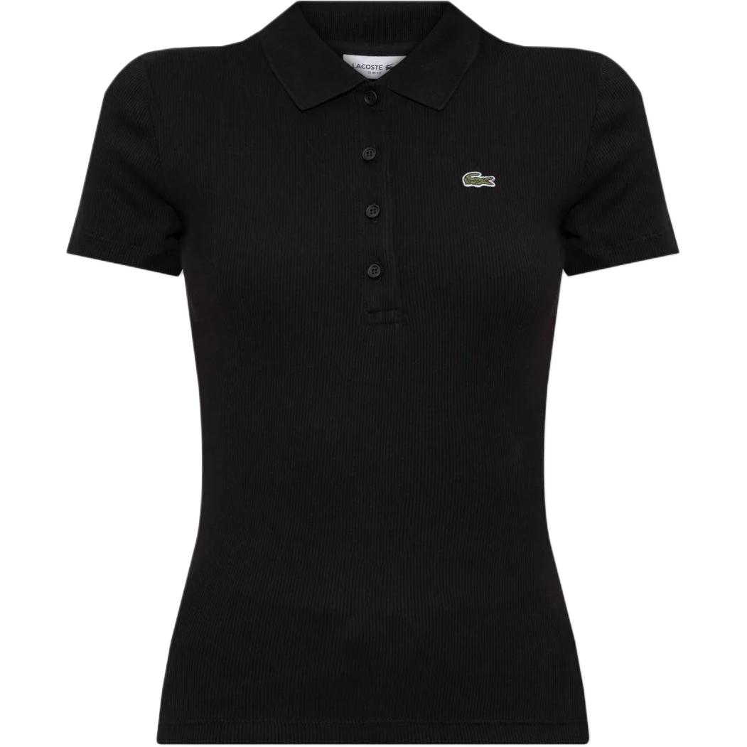 Женская футболка Polo LACOSTE (белая) — фото 2