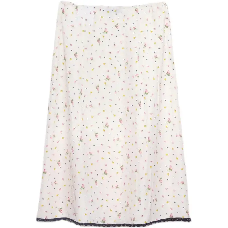 Prada floral-print skirt