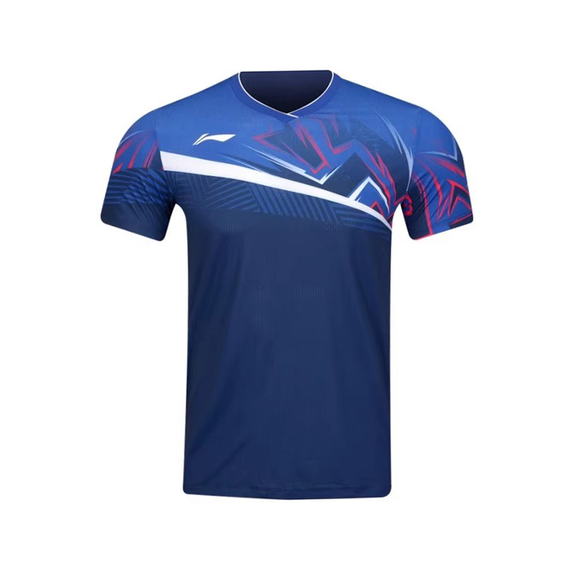 Li Ning Badminton Jersey Men’s Dark Ship Blue