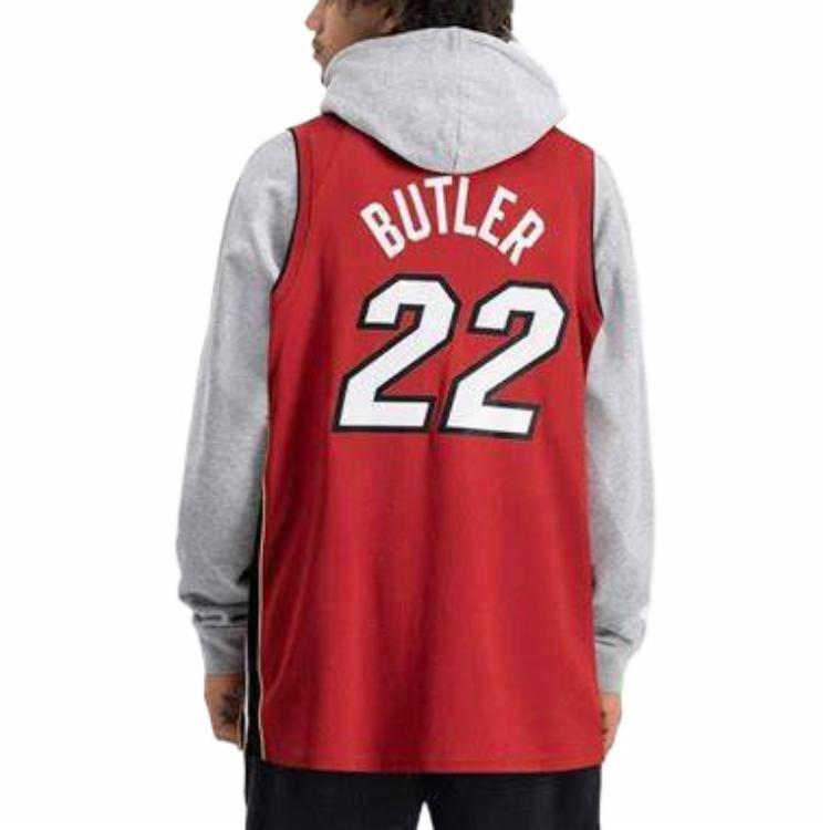 Мужская футболка Jordan Swingman Miami Heat Butler 22 (красная) — фото 4