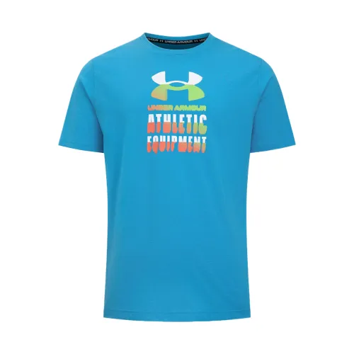 Under Armour Heatwave T Shirt Men's Ethyl Ether Blue