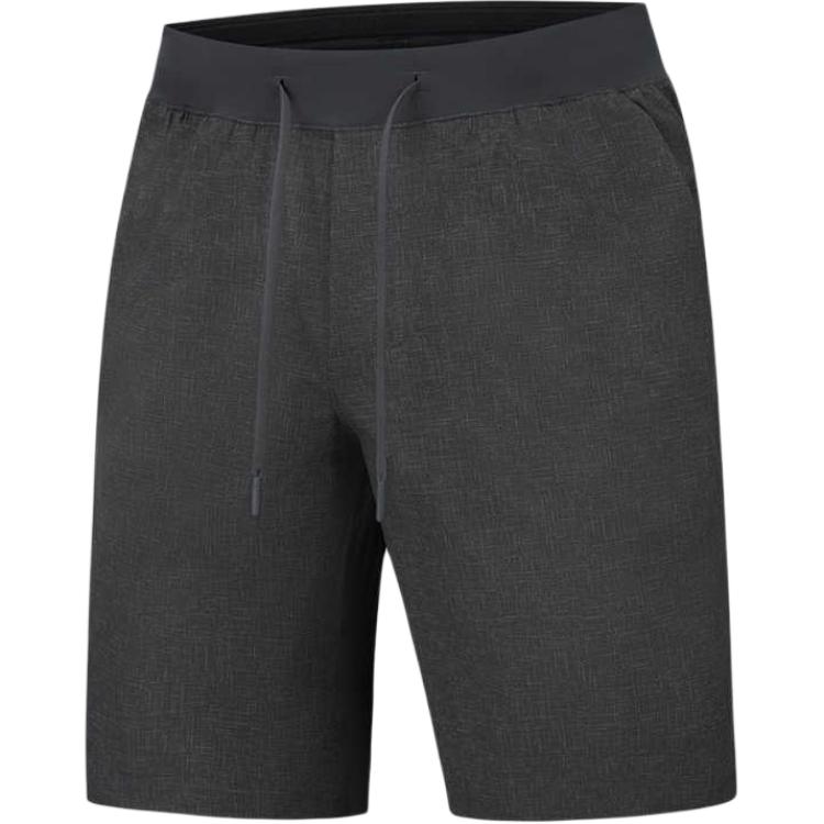 Lululemon Sports Shorts 9′ Men’s Asphalt Gray Mixed Color Diamond Textured Print