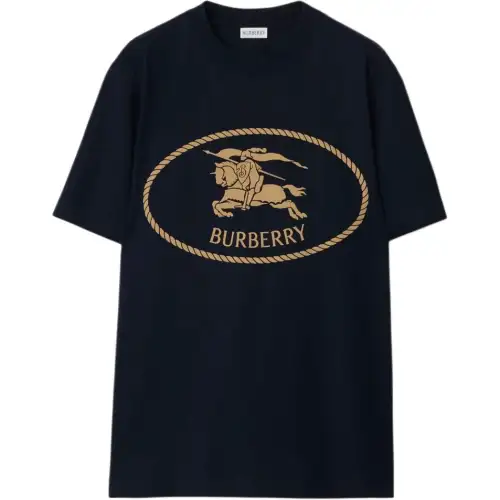 Burberry Knight-stamp cotton T-shirt
