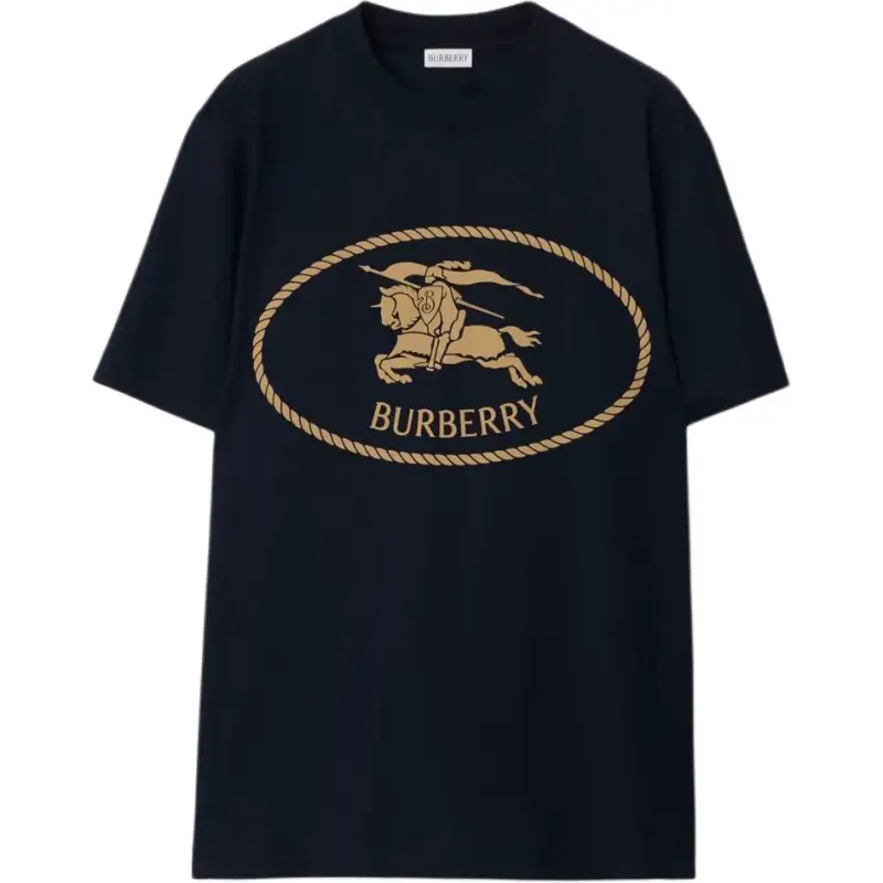 Burberry Knight-stamp cotton T-shirt