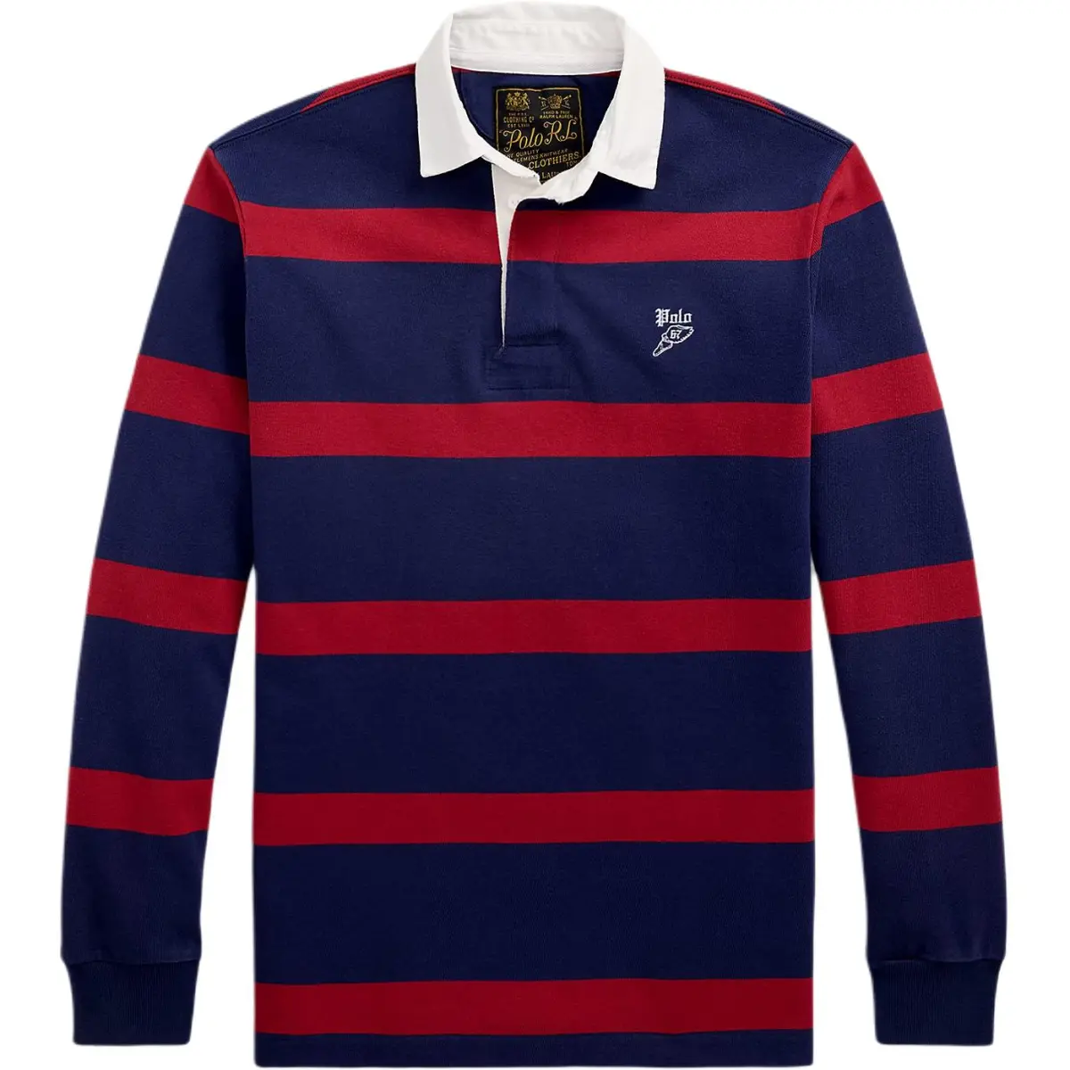 Polo Ralph Lauren Polo Shirt Classic Version Men's Camden Red & Deep Cobalt Blue