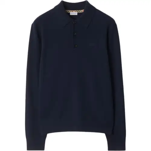 Burberry Cashmere Sweater Men's Blue