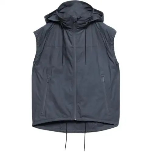 PRADA Vests Men's Lead Stand Collar Moderate Other