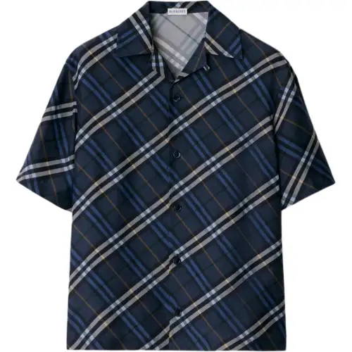 Burberry Checkered Short Sleeve Shirt