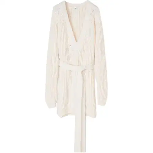 LOEWE Knitwear Women's White V Neck Moderate Other
