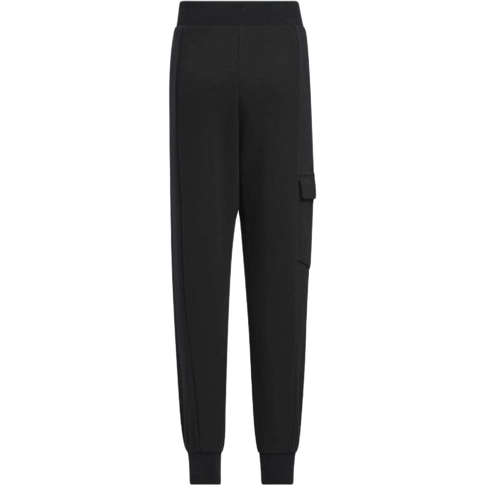 Брюки adidas Comfort Essentials Knit Pants (черные) — фото 2