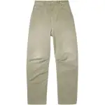 LOEWE Jeans Men's Light Green Wide Leg Pants