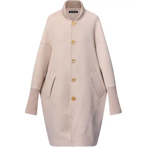 Lv Boxy Button Up Coat