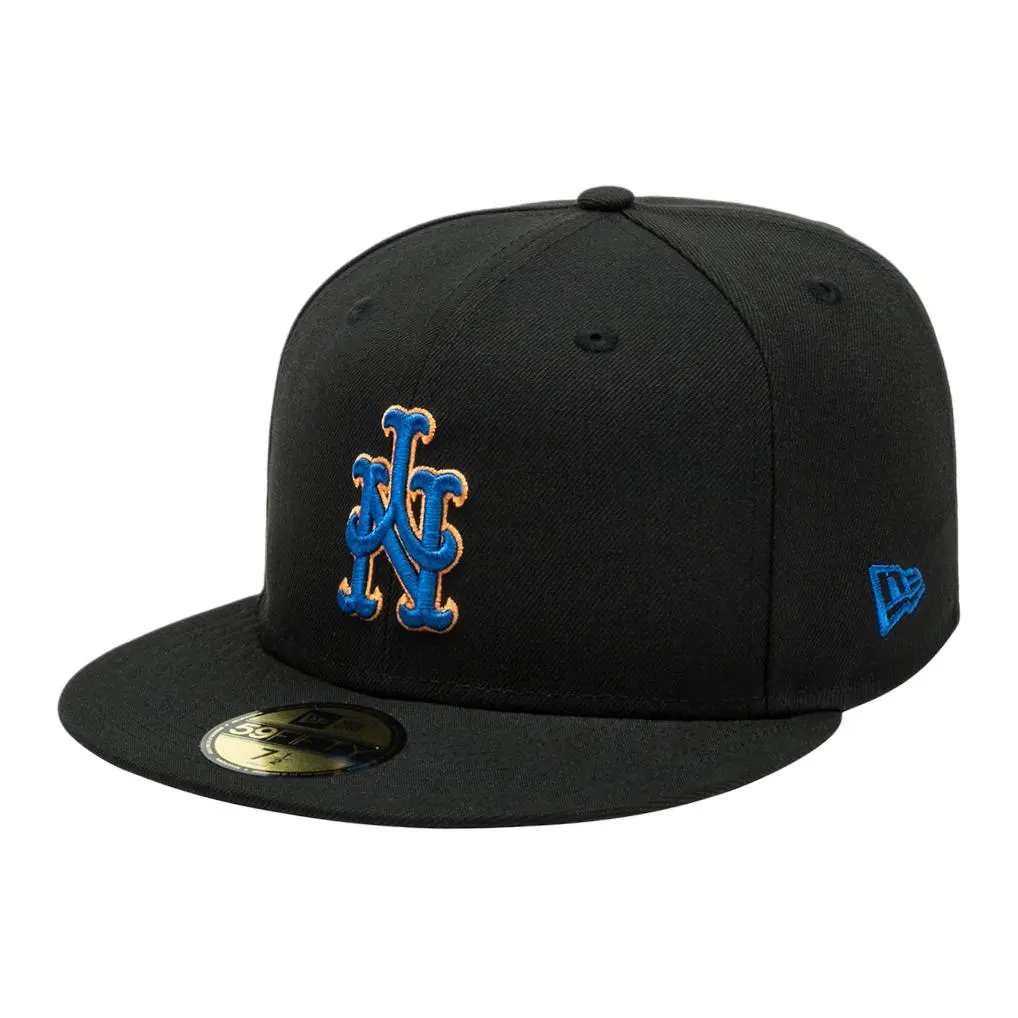 New Era x MLB Polyester Baseball Caps Unisex Black