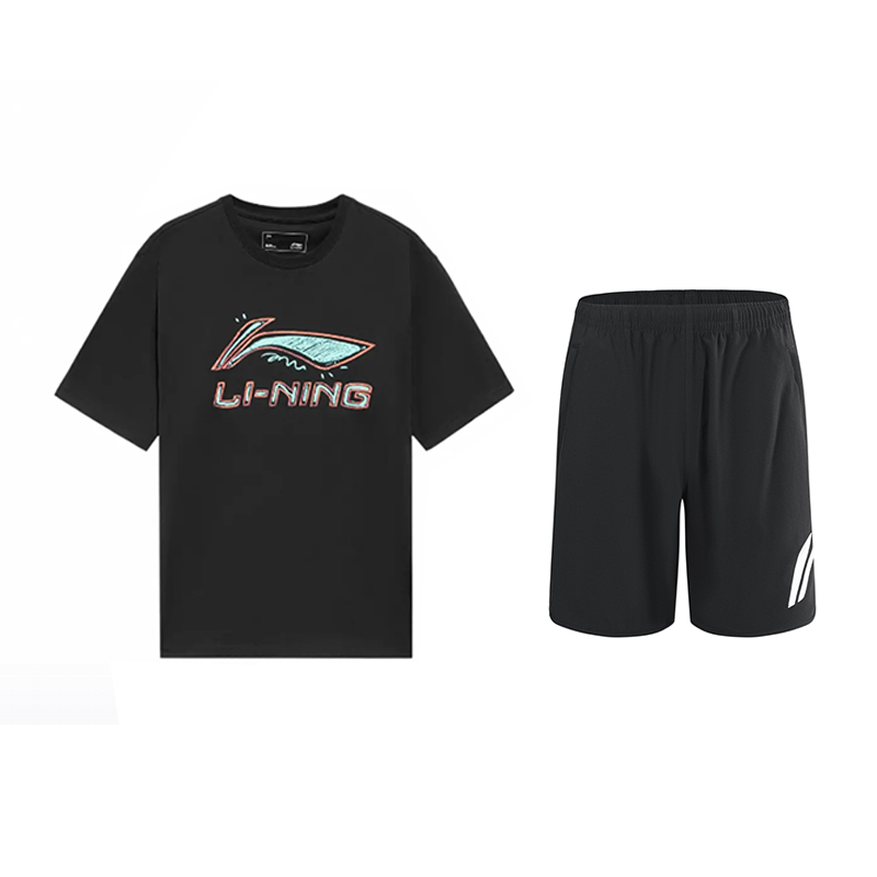 Li Ning Casual Sportswear Unisex Black