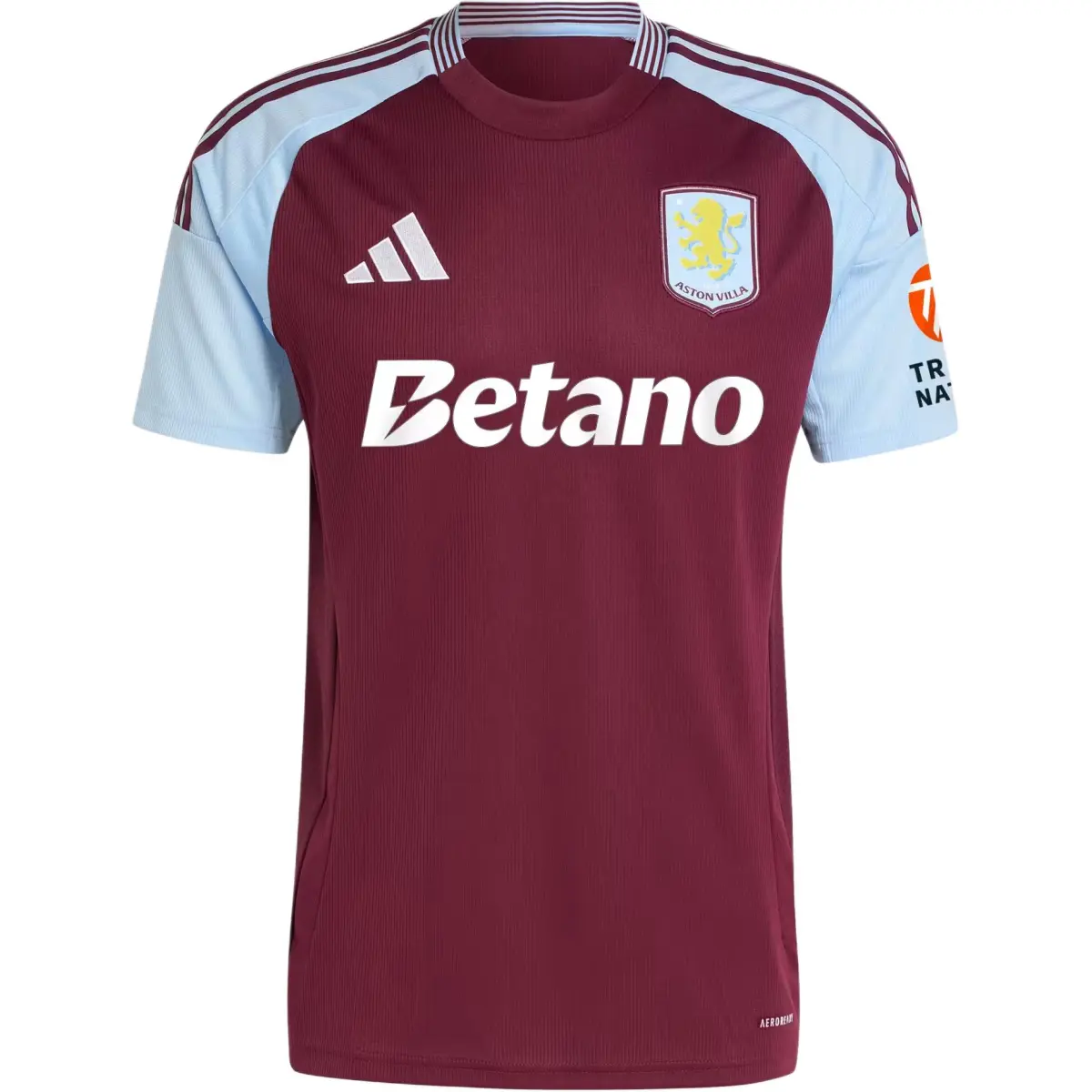 Adidas Aston Villa Soccer Jersey Fan Edition Unisex Burgundy