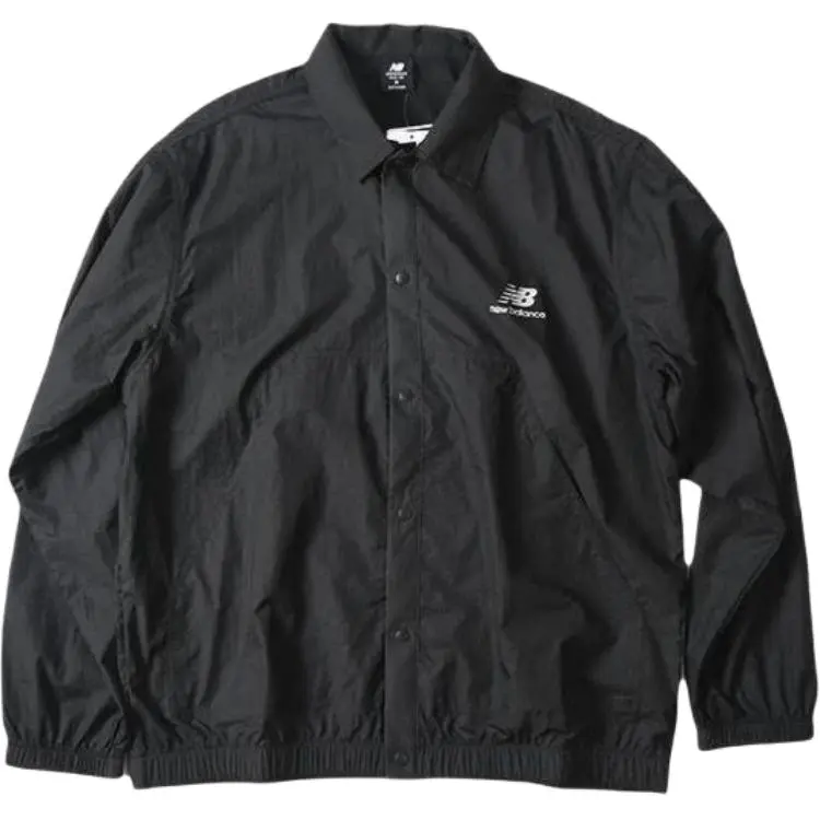 New Balance Jackets Men's Black Lapel Moderate Other