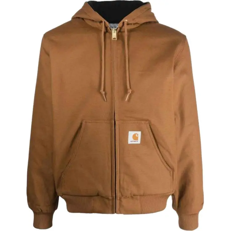 Carhartt Wip logo-patch hooded jacket