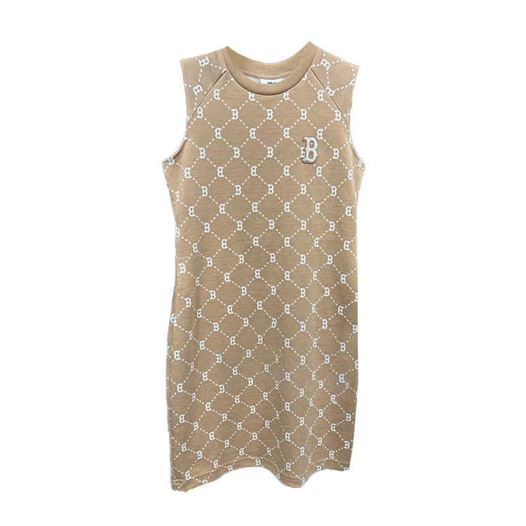 MLB Boston Red Sox Sleeveless Dress Women's Light Camel
