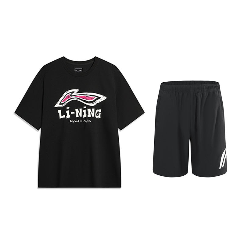 Li Ning Casual Sportswear Unisex Black