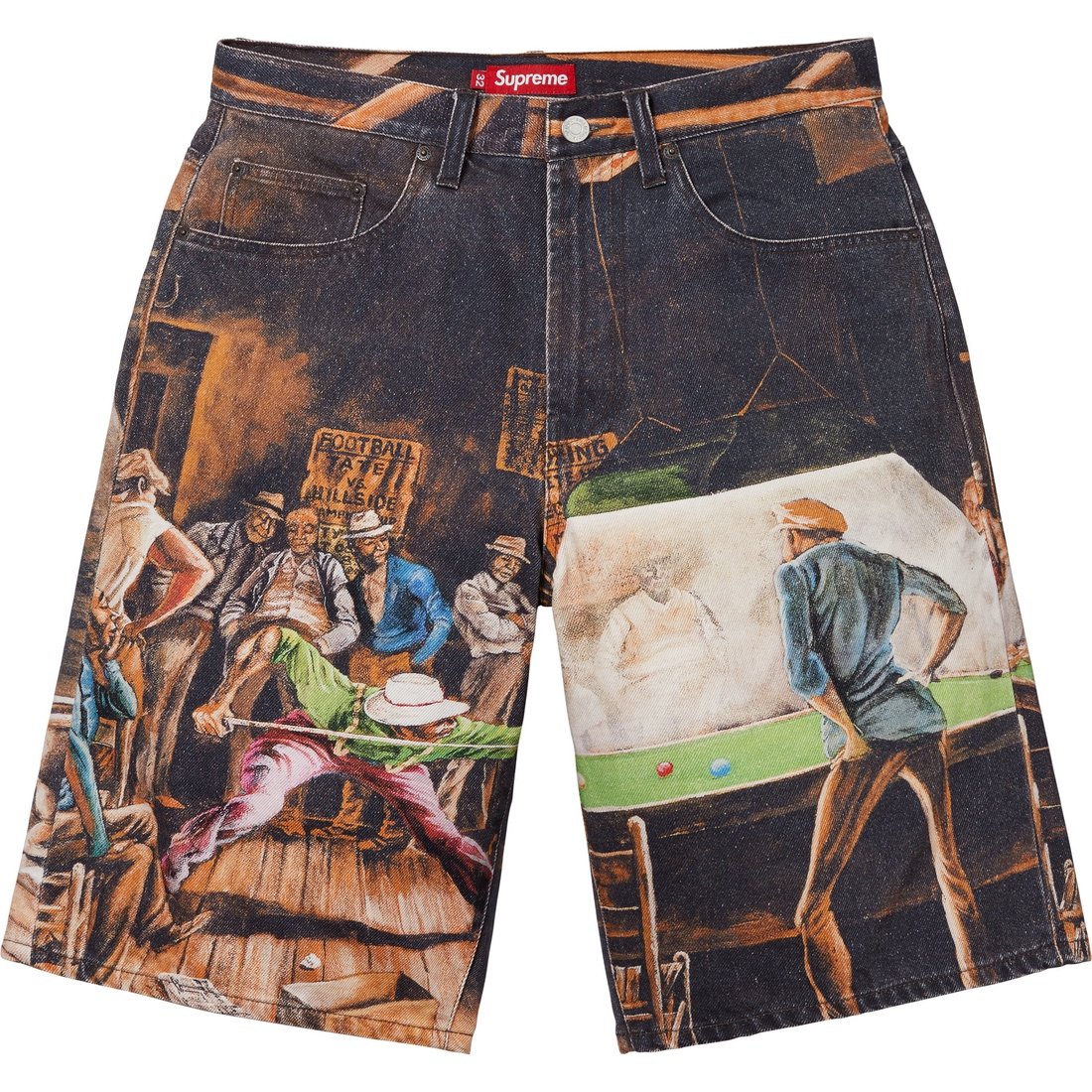Supreme x Ernie Barnes SS25 Baggy Denim Short sup-ss25-142