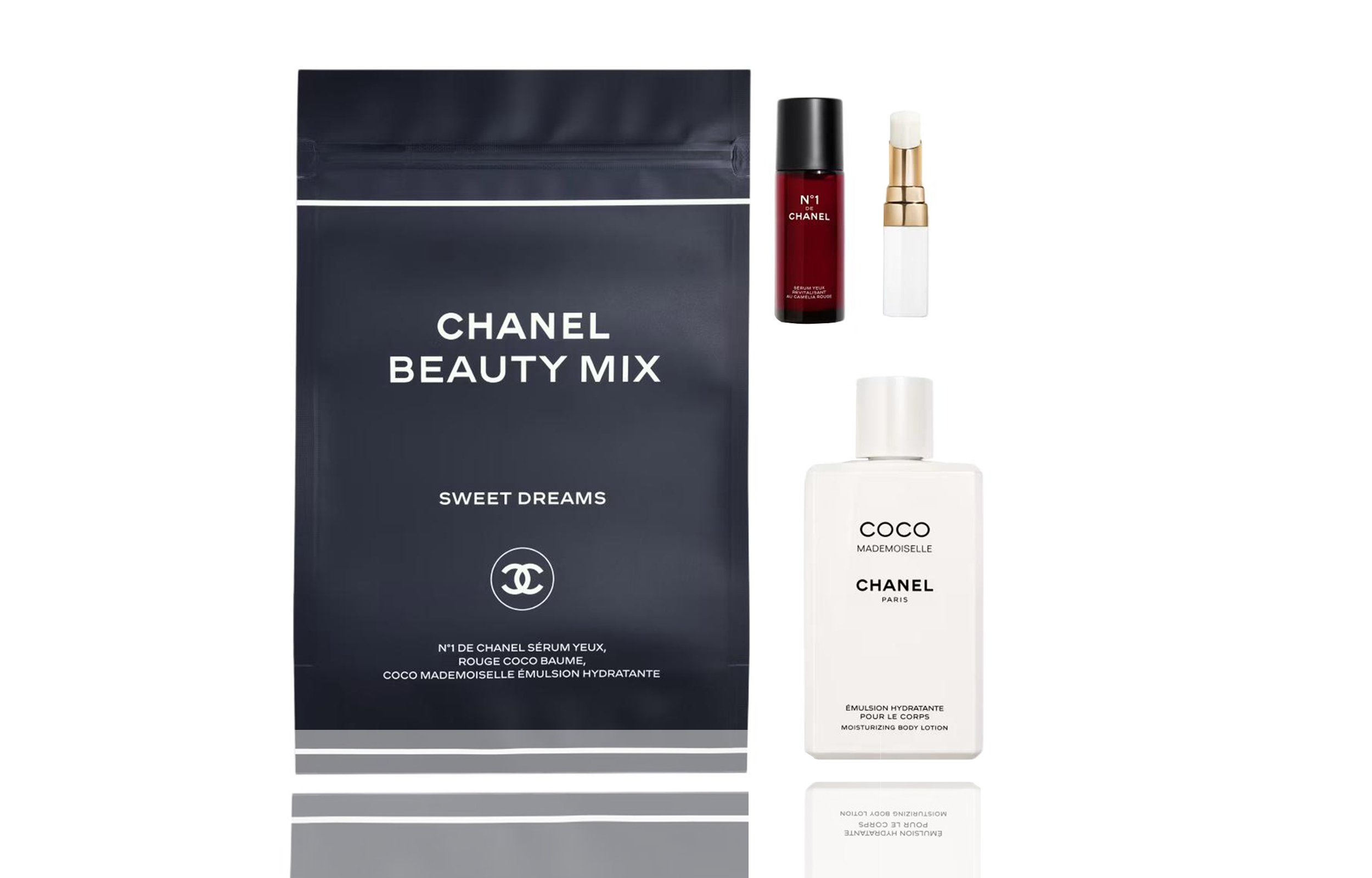 Набор парфюмерии Chanel CHANEL 15ml+3g+200ml (розово-белый)