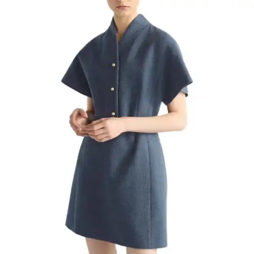 Christian DIOR Belted Button Up Dress