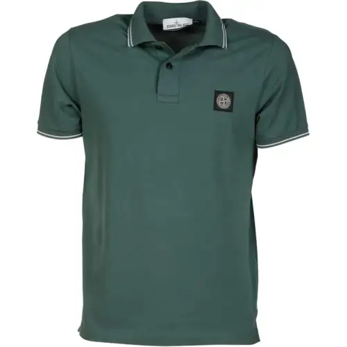 STONE ISLAND Polo Shirt Men's Green