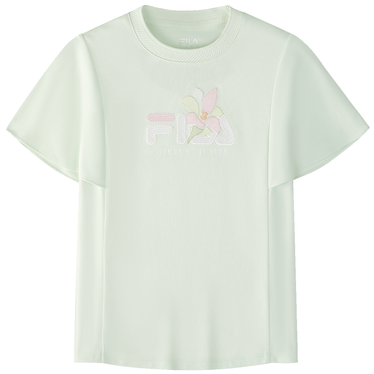 Женская футболка Fila FILA KIDSTWHITE LINE (мятная)