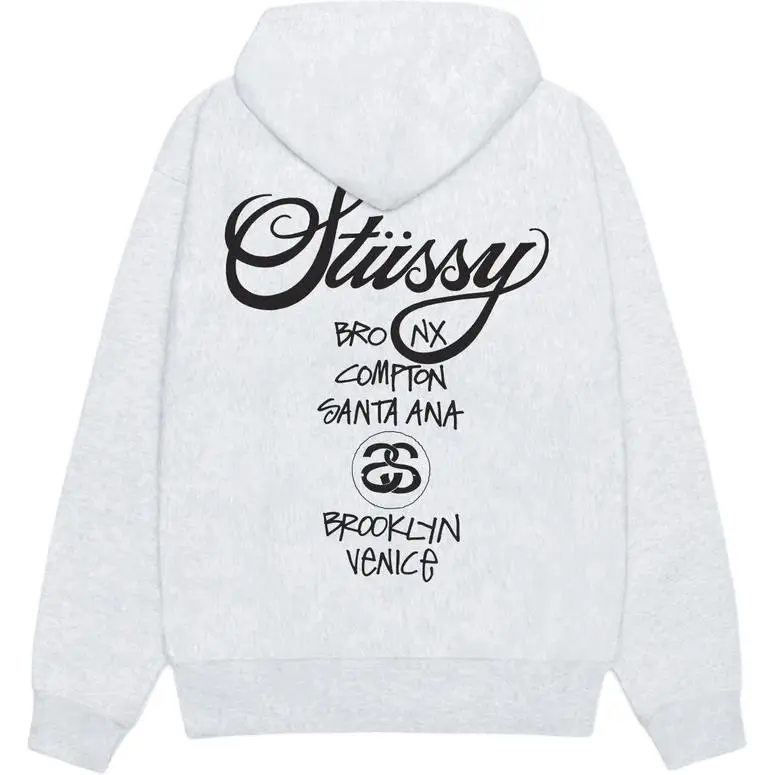 Stussy World Tour Pigment Dyed Hoodie