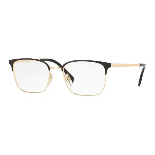 Burberry Square Eyeglass Frames Men's Black Gold