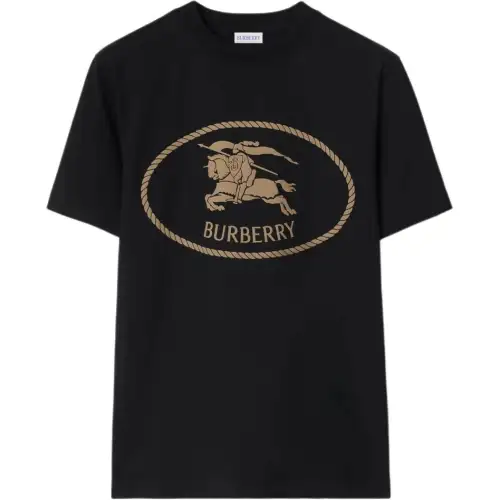Burberry Logo Detailed Crewneck T-Shirt