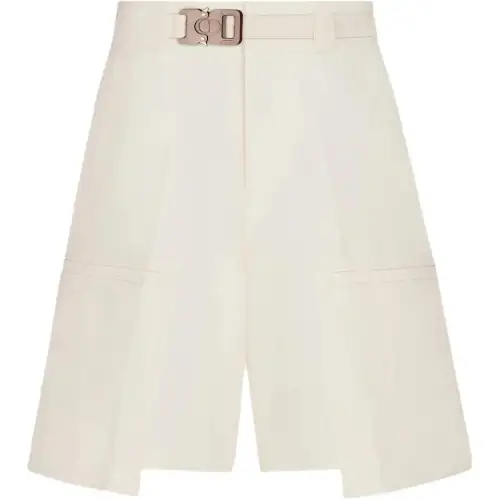 DIOR SS22 Cargo Shorts Men's Ecru
