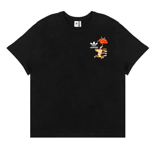 Adidas Originals Trefoil T Shirt Unisex Black