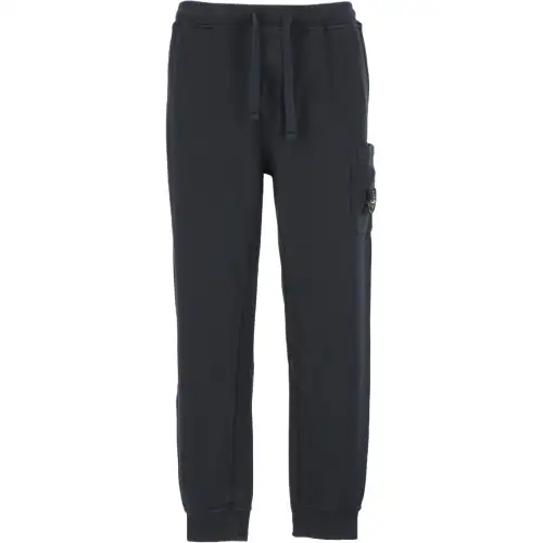 STONE ISLAND Knitted Sweatpants Men's Blue