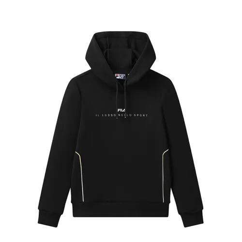FILA WHITE Sweatshirt Women's Jet Black