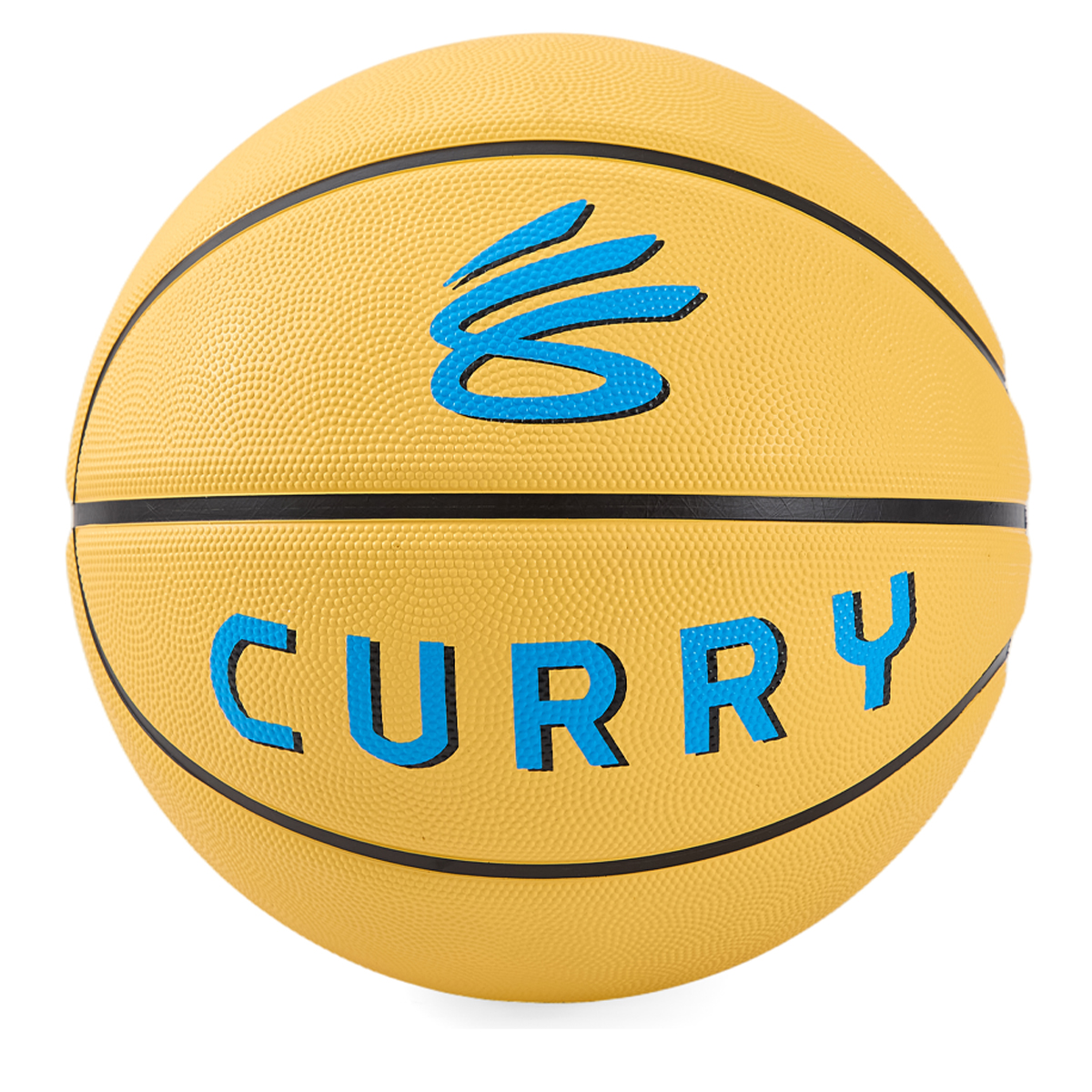Under Armour x CURRY Rubber Basketball Yellow Size 7 Ball Street Training Unisex