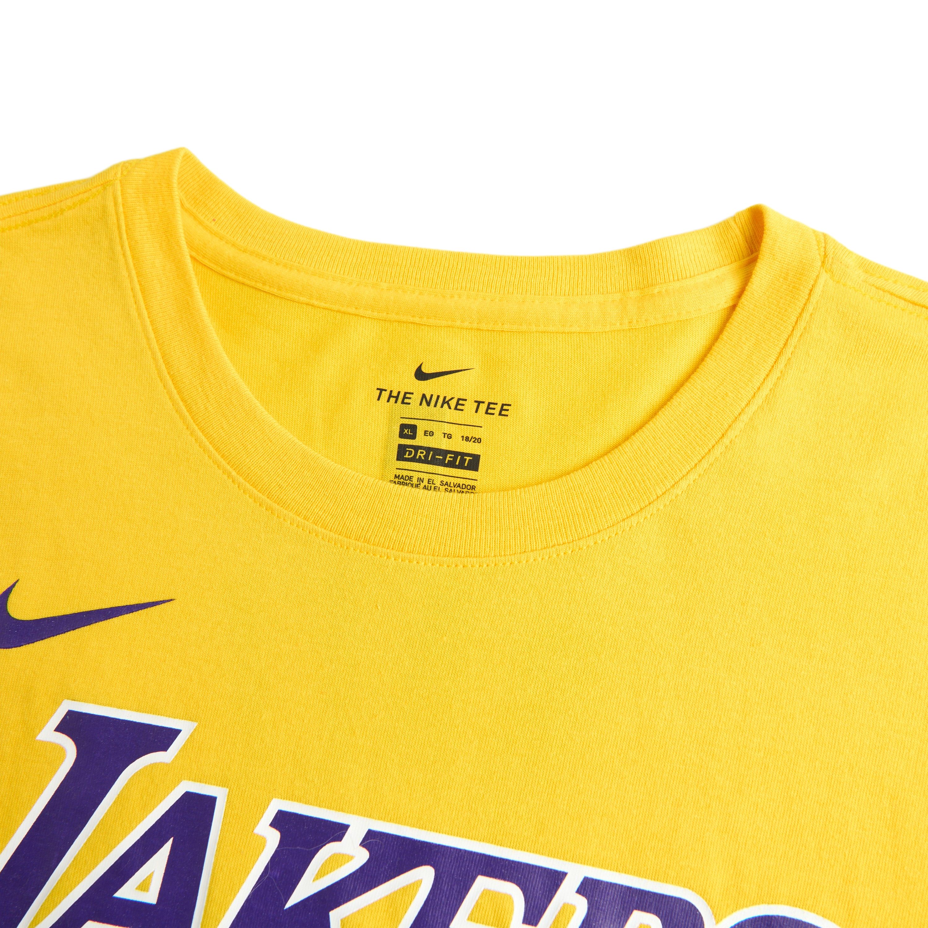 Детская футболка Nike x NBA (желтая) — фото 3