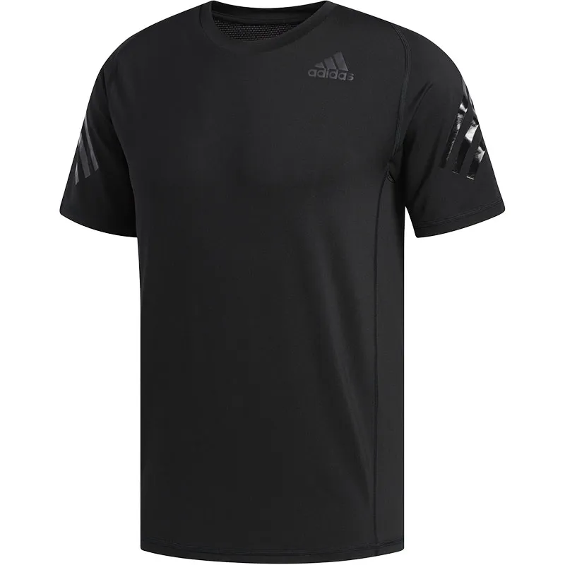 Adidas T-Shirts Men's Black Crew Neck Moderate