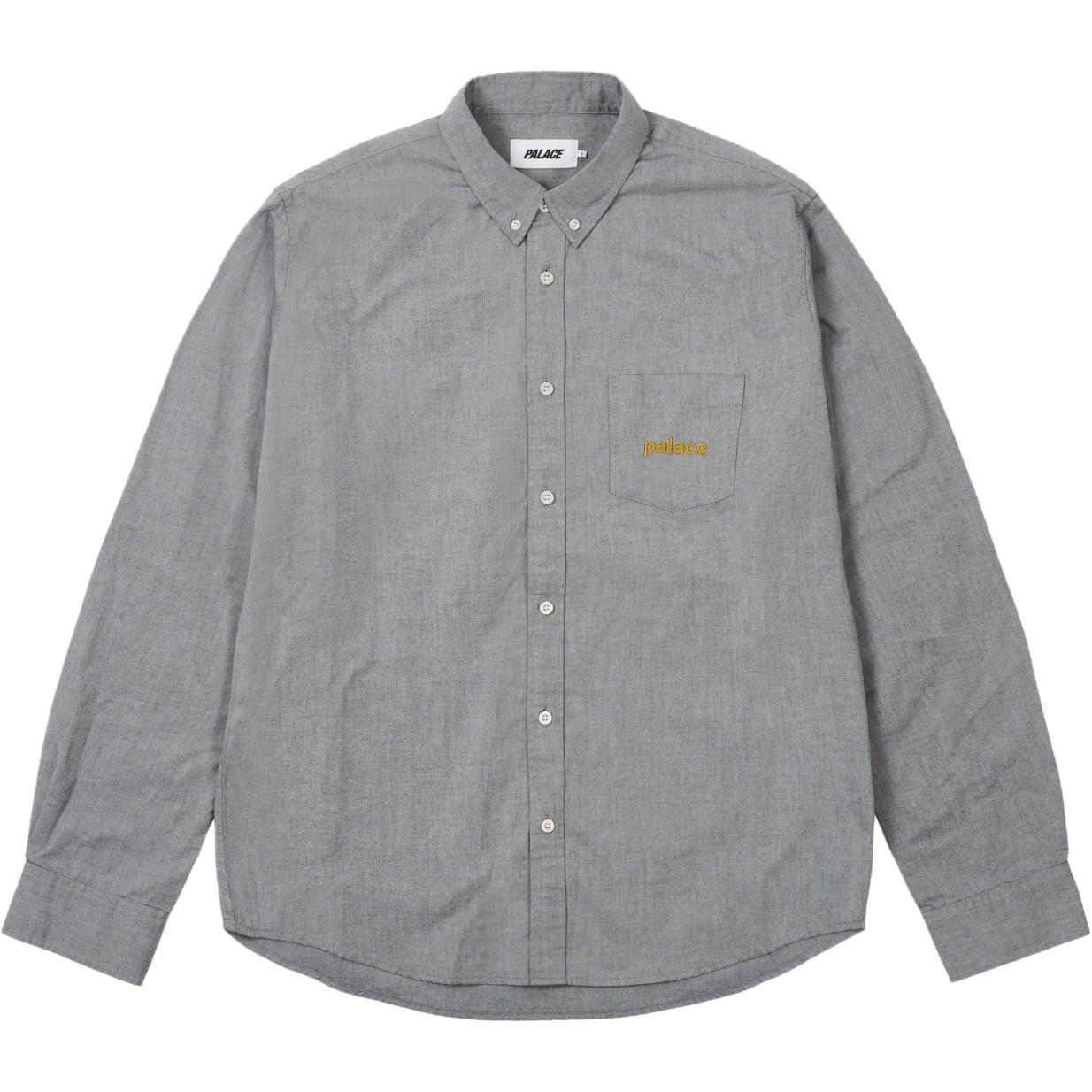 Рубашка Palace PALACE SS25 PALACE OXFORD SHIRT logo (белая)