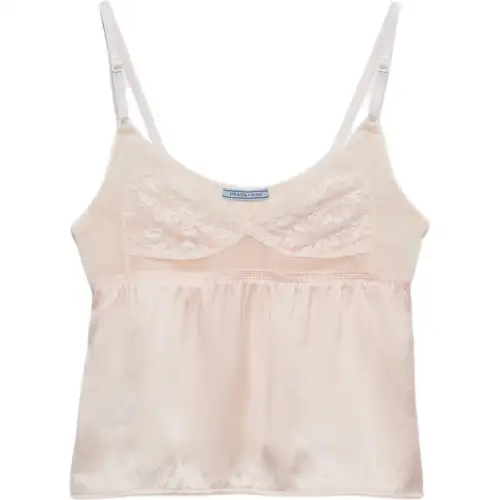 PRADA FW25 Camisole Women's Petal Pink