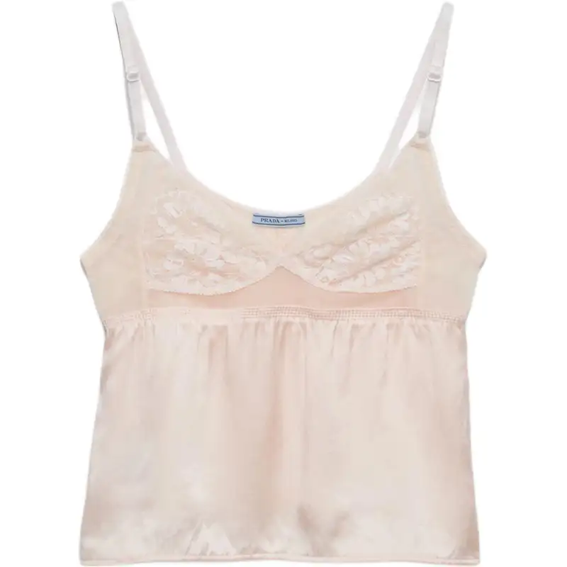 PRADA FW25 Camisole Women's Petal Pink