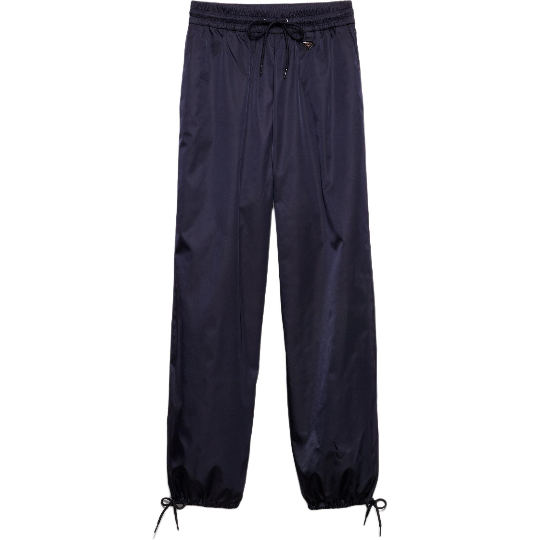 PRADA Knitted Sweatpants Women's Blue