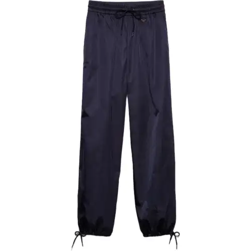PRADA Knitted Sweatpants Women's Blue