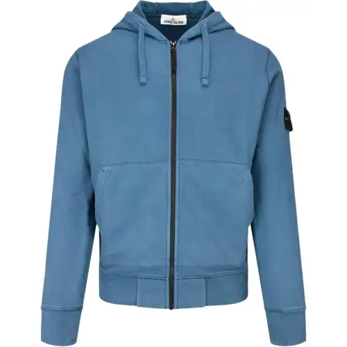 STONE ISLAND Compass badge Zip up Hoodie
