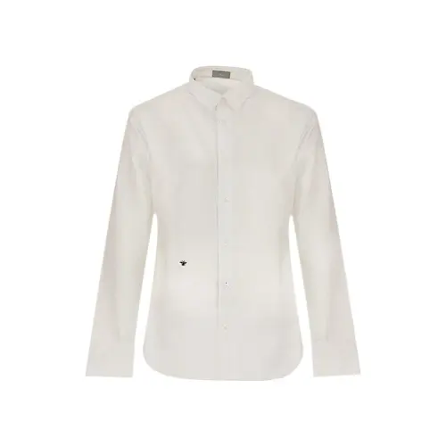 DIOR Quarterly New Products Shirts Men's White Pointed Collar Moderate Other