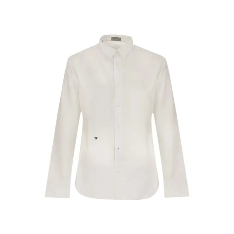 DIOR Quarterly New Products Shirts Men's White Pointed Collar Moderate Other